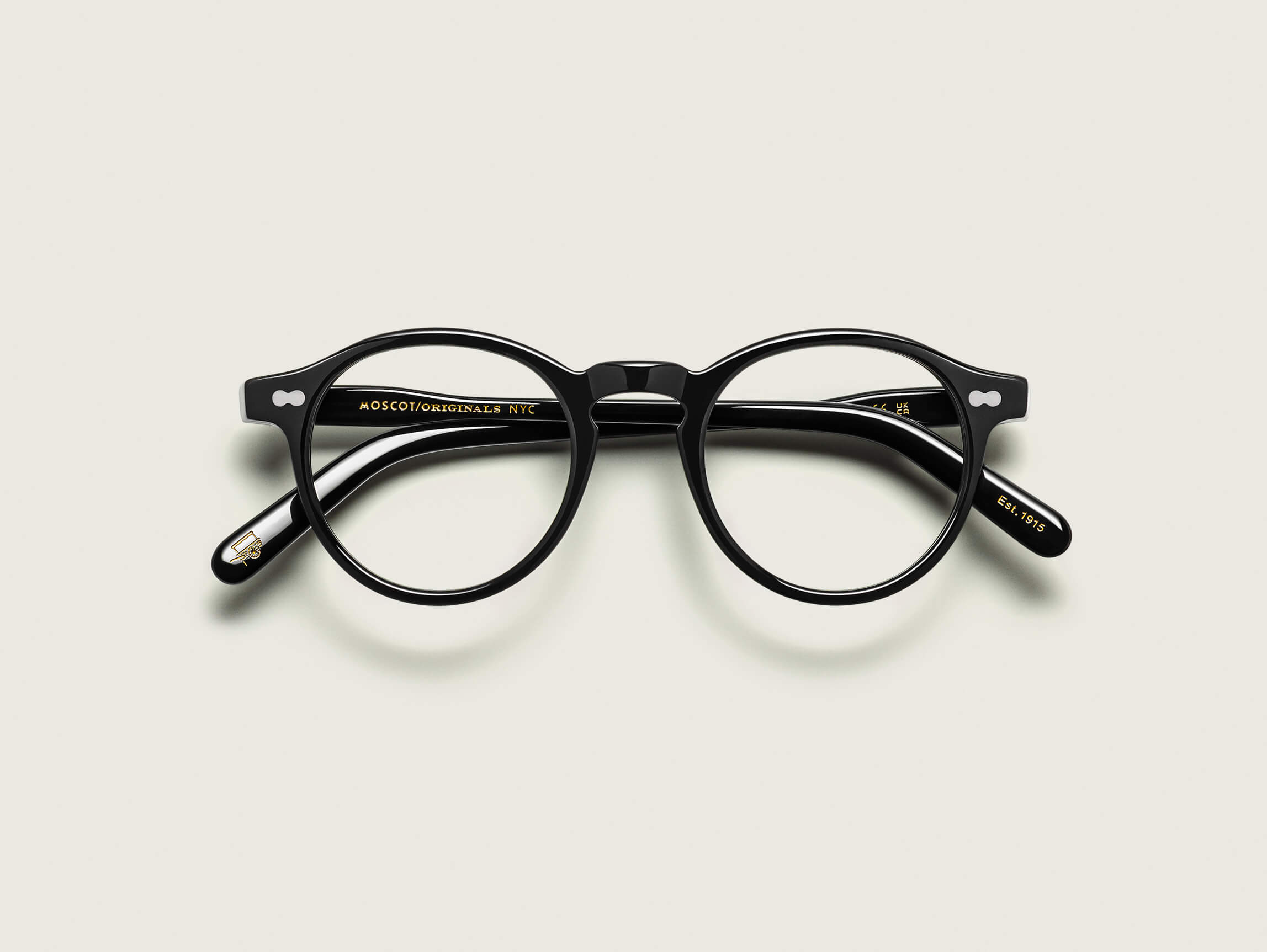 miltzen-color-black-pos-2_2023fe15-0344-42a7-a695-c13f65fd75d5 Moscot Miltzen Optical Glasses - Matte black 46 - Image 1