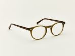 Moscot Frankie Optical Glasses -Olive/tortoise 48 - Image 2