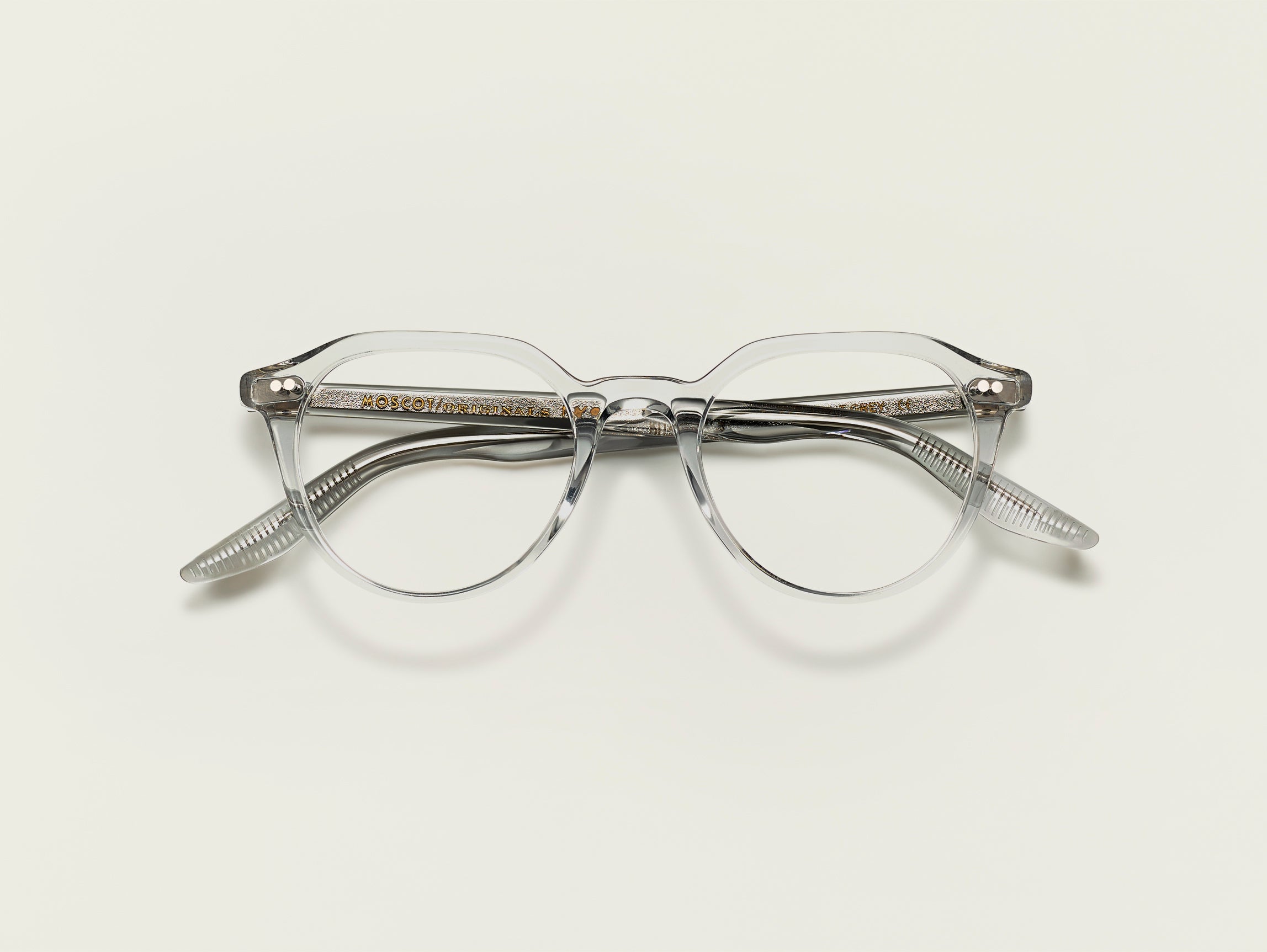kitzel-color-light-grey-pos-2.jpeg Moscot Kitzel Optical Glasses -Light grey 47 - Image 1