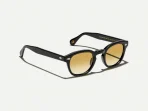 Moscot Lemtosh Black Sunglasses with Customs Made Tints - Chestnut Fade - Image 2