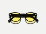Moscot Lemtosh Black Sunglasses with Customs Made Tints - Mellow Yellow